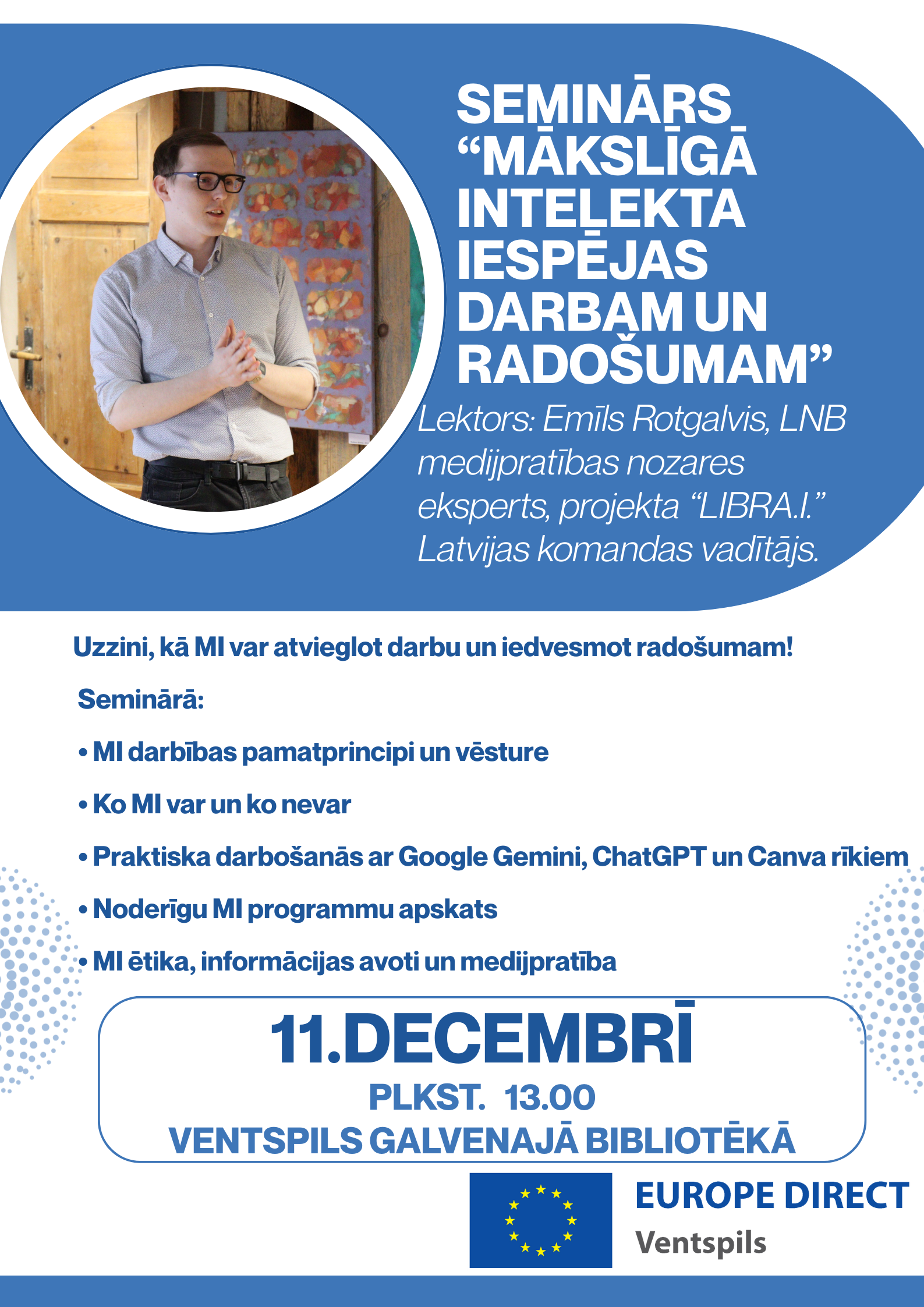 Blue And White Futuristic Technology Innovation Generative AI Conference Poster (1)