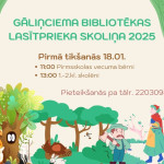 Gāliņciema bibliotēkas Lasītprieka skoliņa 2025 (Facebook ieraksts)