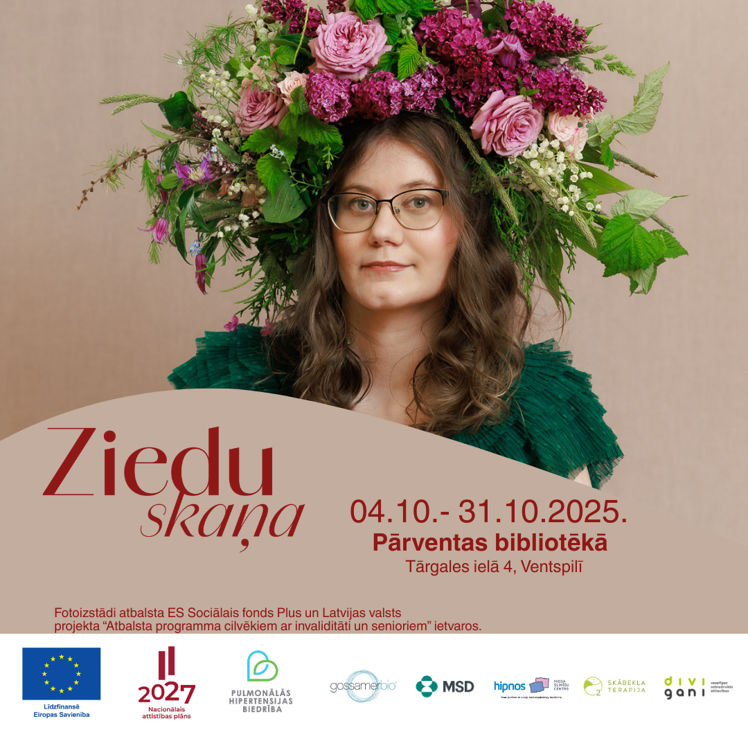 Izstāde Ziedu skaņa Facebook post 1080x1080