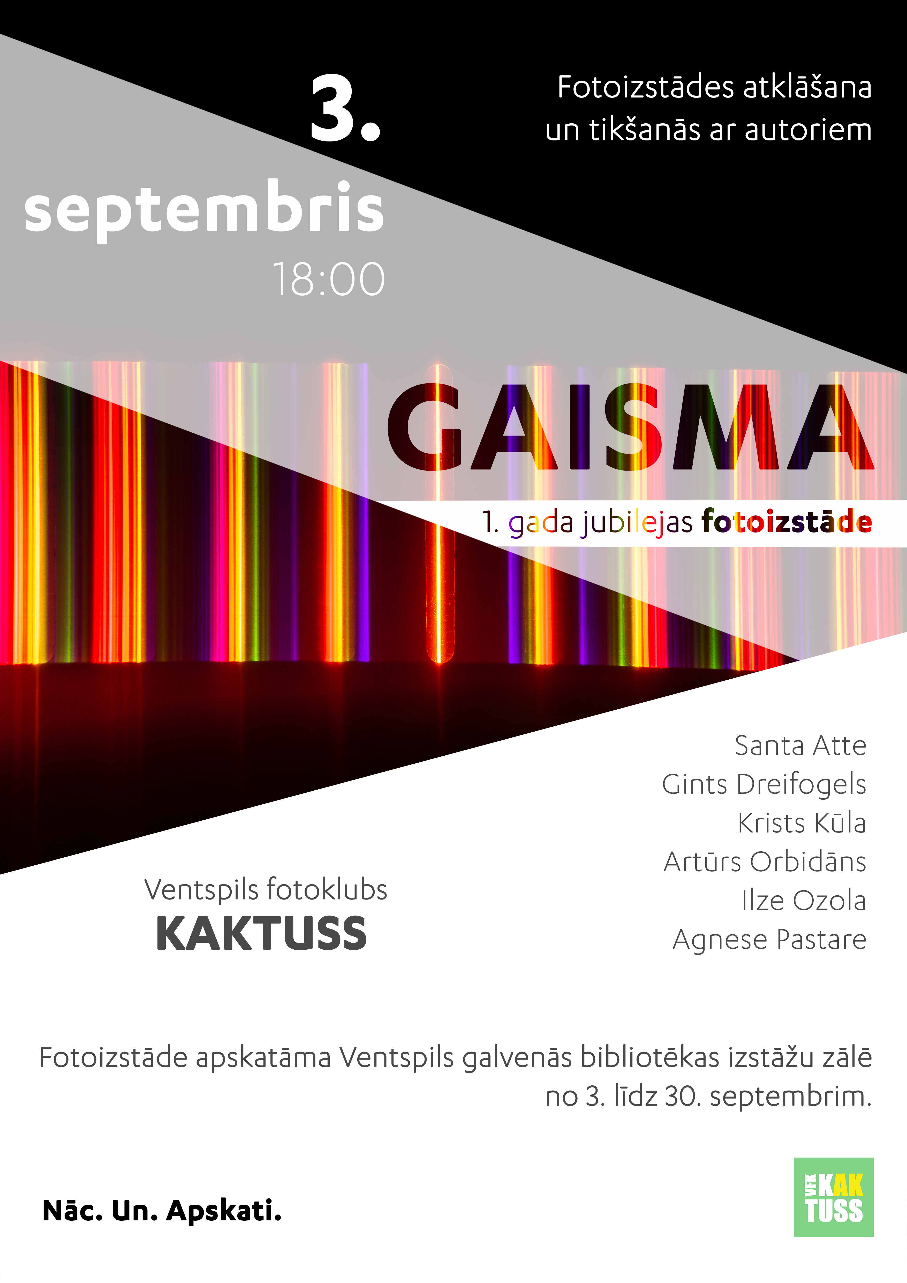 KAKTUSS_Gaisma_poster