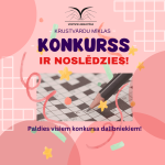 Pink and Violet Illustrated Crossword Puzzle Day Instagram Post
