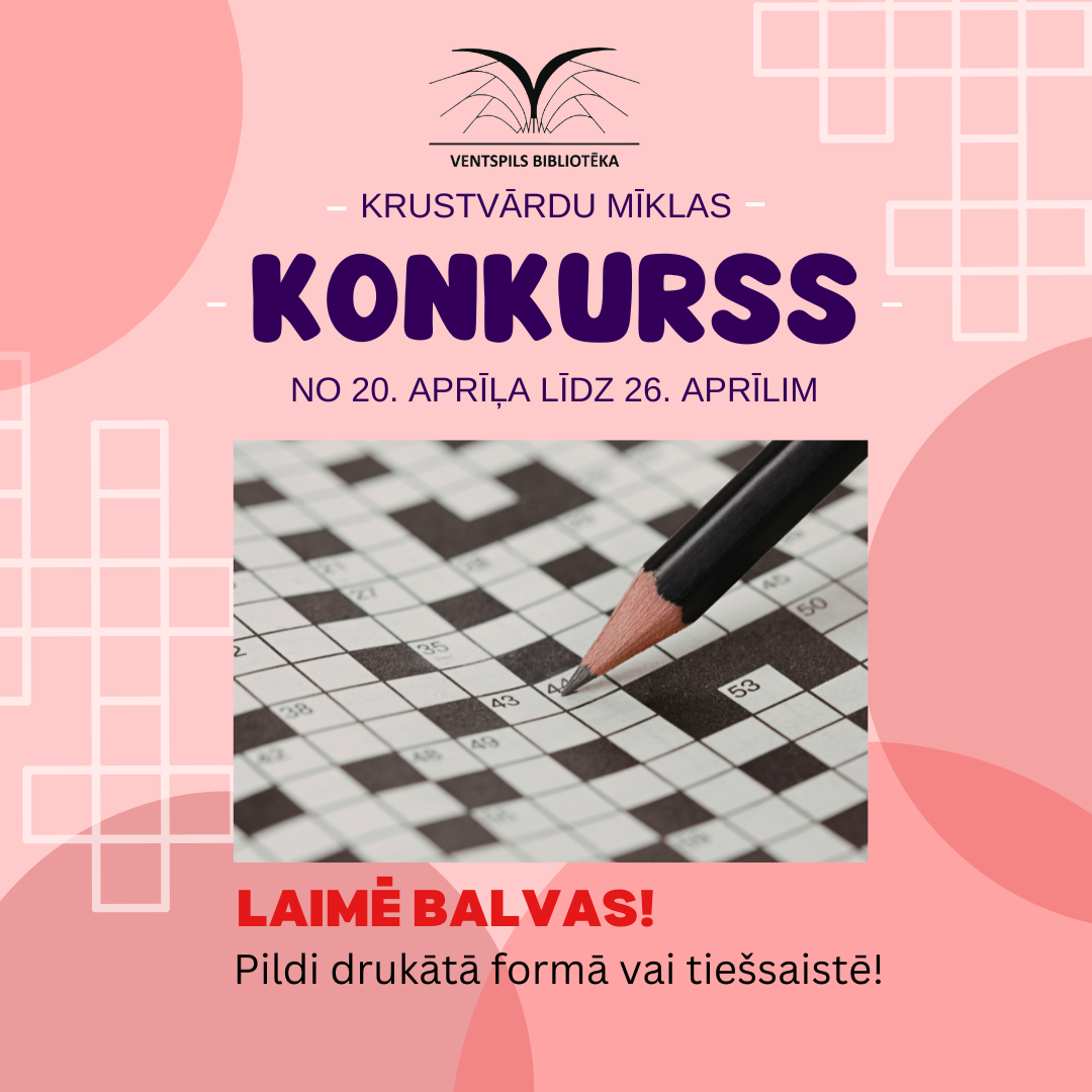 Pink and Violet Illustrated Crossword Puzzle Day Instagram Post