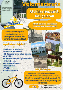 Velomaršruts plakāts