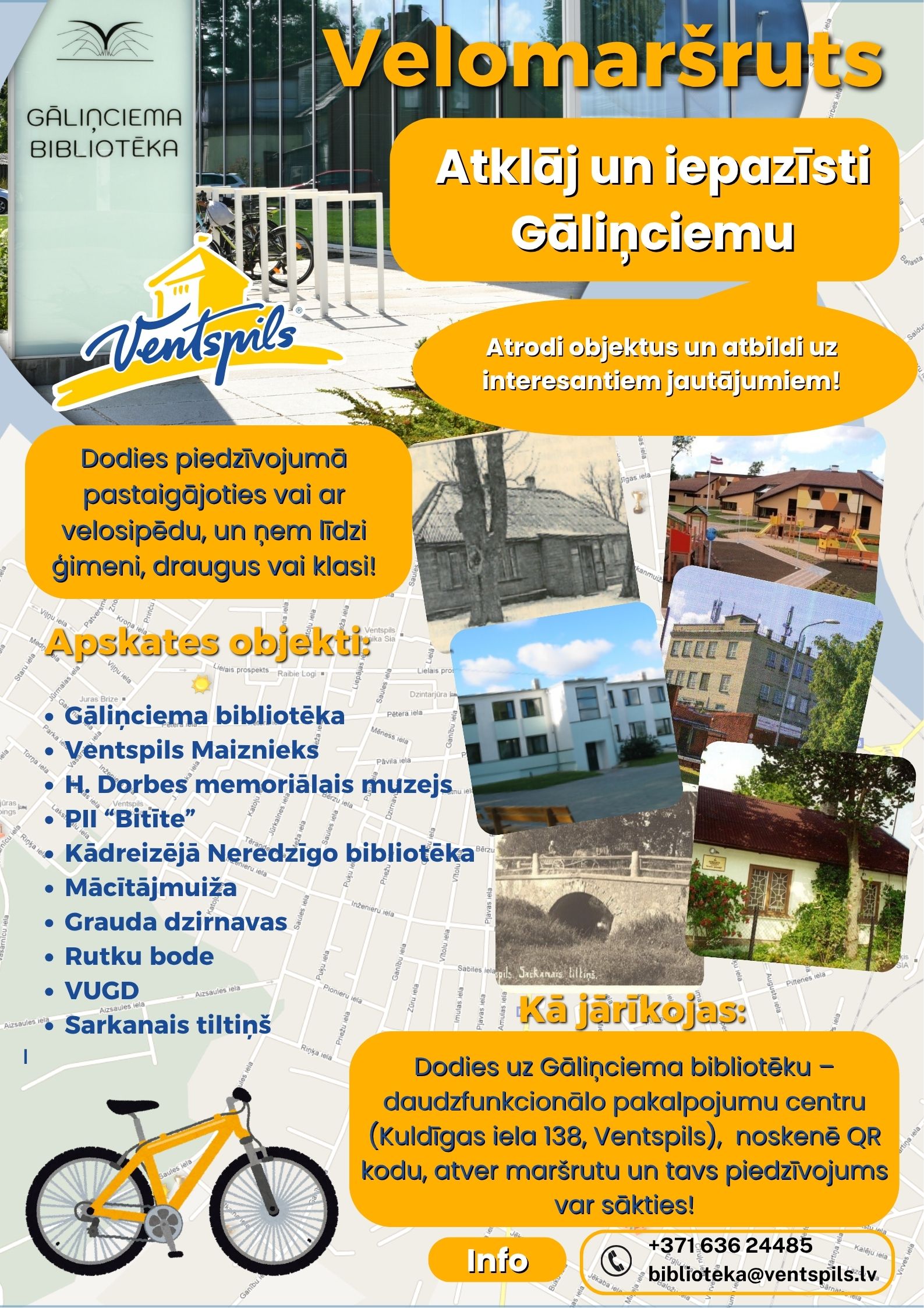 Velomaršruts plakāts