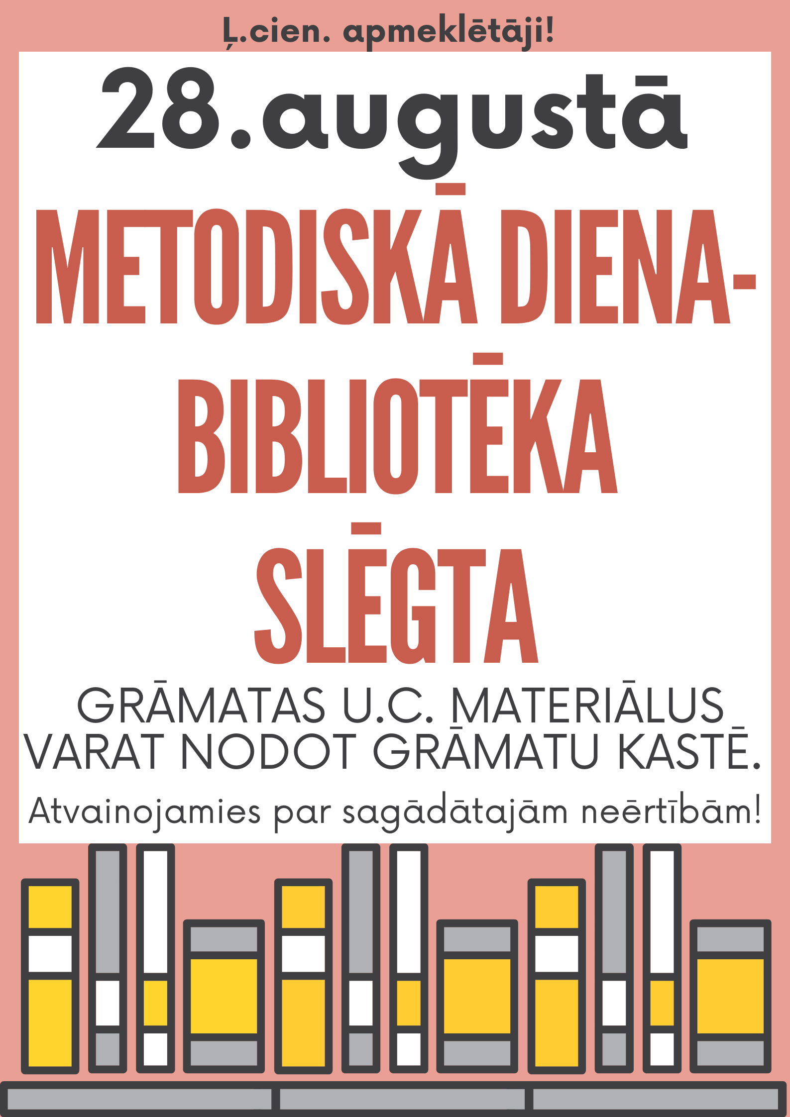 bibliotēka slēgta kopija